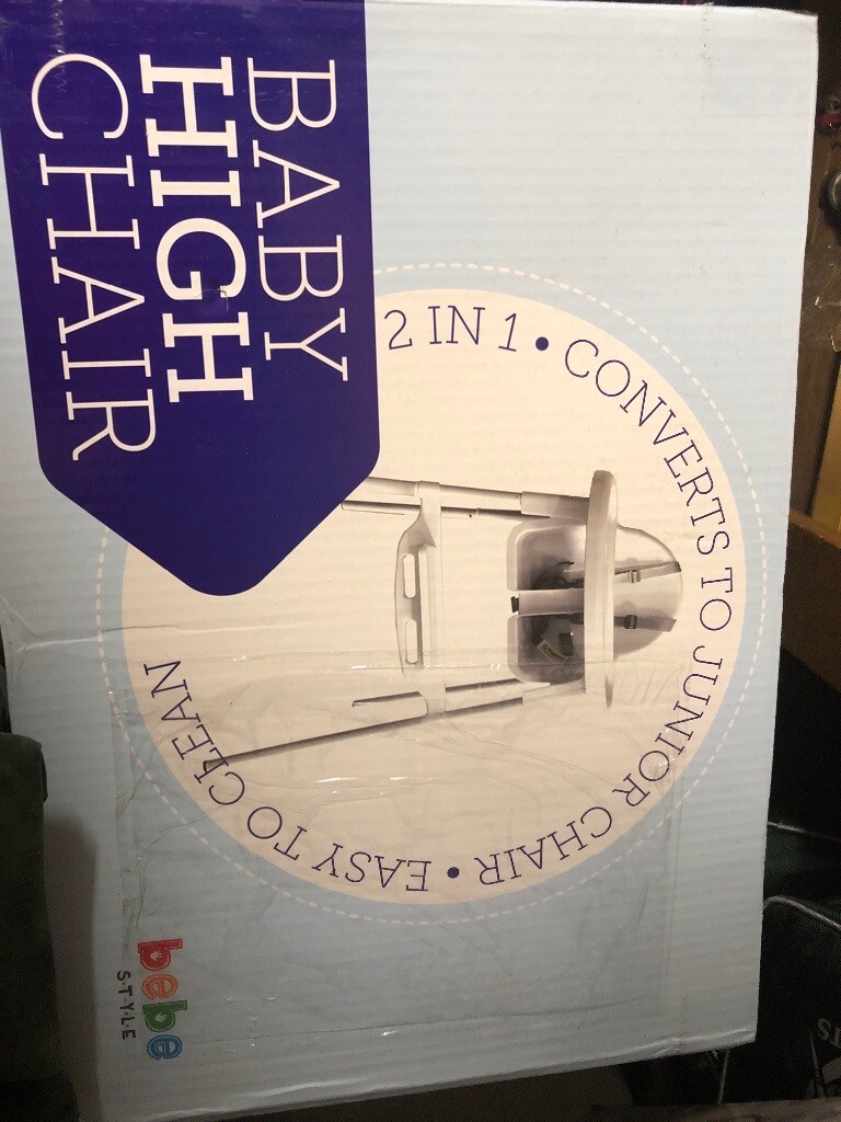 bebe style classic 2 in 1 highchair & junior chair